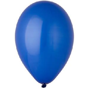 Воздушный шар 12"(30см) круглый пастель GEMAR синий (46 Blue), упак(100 шт)