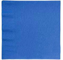 Салфетки "MARINE BLUE" синий 33см 16шт/AMSCAN (Декоративные),  шт